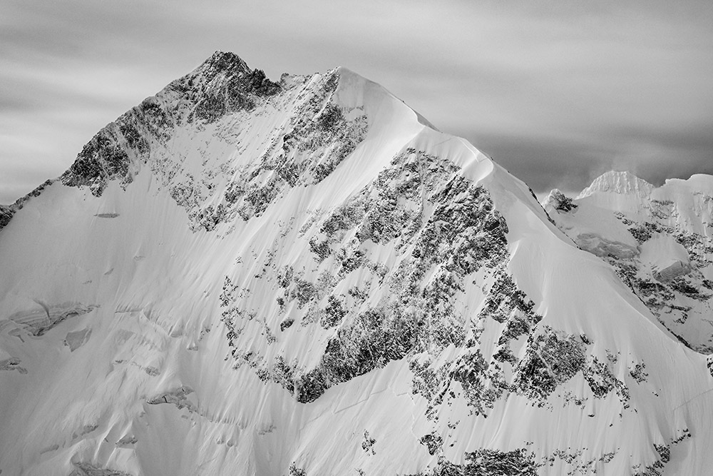 engadin bernina 4048 luftaufnahme-schwarzweiss luftaufnahme marcorubin_pix photoworks